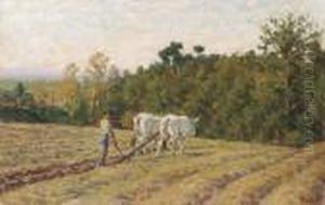 L'aratura Nei Campi by Luigi Gioli