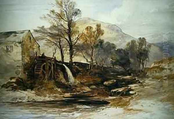 A Watermill in North Wales - view 1