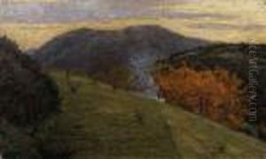 "novembre A Serra" 1923 by Luigi Gioli