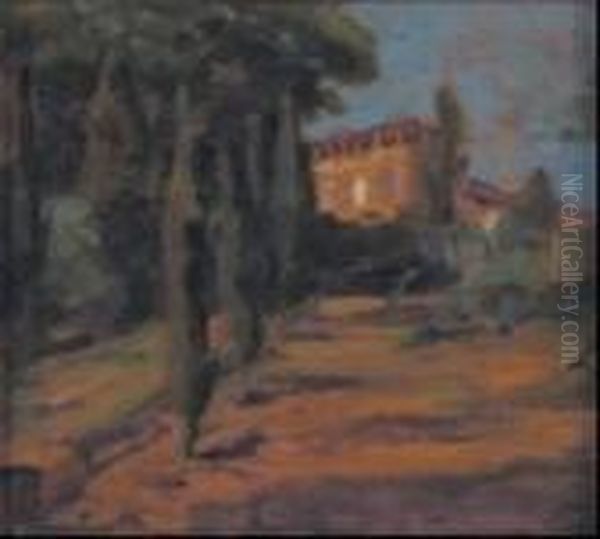 Villa Con Cipressi - view 1