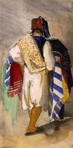 Turkish Carpet Seller 1841 by William James Muller