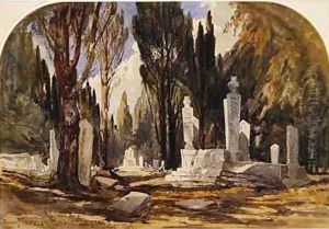 Near the Caravan Bridge Smyrna 1843