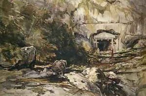 The Royal Tomb at Pinara Lycia 1843 by William James Muller