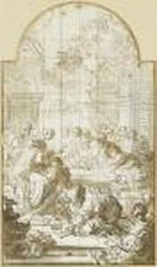 Jesus And The Adulteress by Luca Giordano