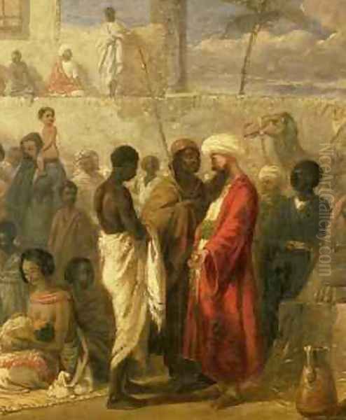 The Slave Market at Cairo 1841 - view 1
