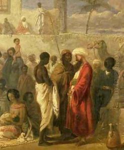 The Slave Market at Cairo 1841 by William James Muller