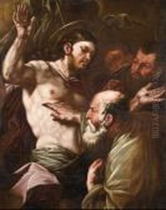 L'incredulite De Saint Thomas by Luca Giordano