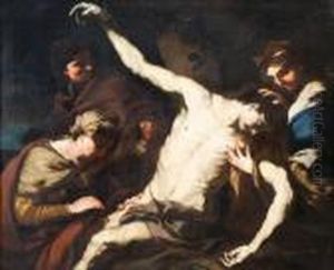 San Sebastiano Curato Dalle Pie Donne by Luca Giordano