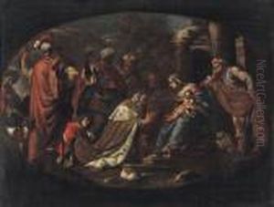 Adorazione Dei Magi by Luca Giordano
