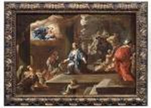Die Madonna Erscheint by Luca Giordano