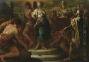 Olindo E Sofronia by Luca Giordano