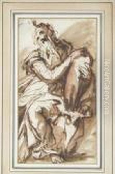 Moses With Tablets Of The Law - view 1