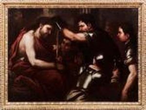 Cristo Coronato Di Spine by Luca Giordano