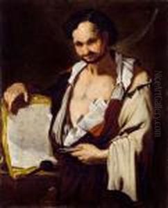 Der Philosoph by Luca Giordano