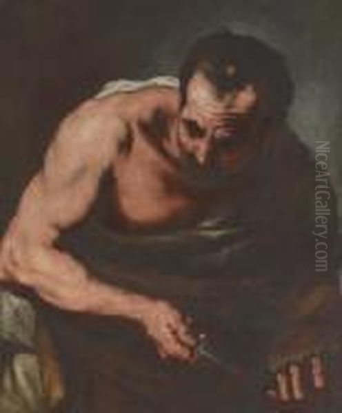 A Male Saint Or Philosopher - view 1