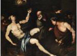 Martyrium Des Heiligen Laurentius by Luca Giordano