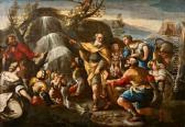 Luca Giordano Cerchia Mose - view 1