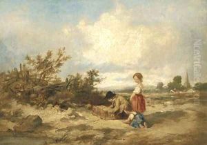 Hampstead Heath, the Bird Trap by William James Muller