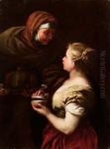 Salome Riceve La Testa Del Battista by Luca Giordano