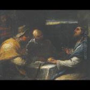 Supper At Emmaus by Luca Giordano