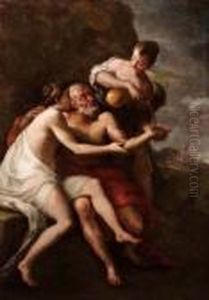 Loth E Le Figlie by Luca Giordano