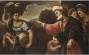 Abraham Bannishing Hagar And Ishmael