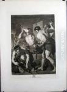 Title: The Cyclops At Their Forge Title: The Cyclops At Their Forge