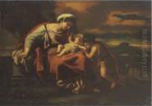 Property From A Private Collection, New York
Madonna And Child With St. John The Baptist by Luca Giordano