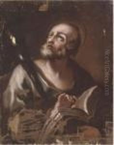 Saint Jerome In His Study by Luca Giordano