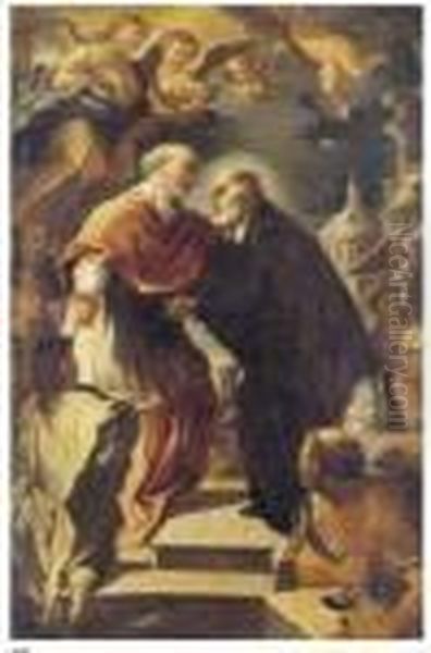 L'incontro Di San Carlo Borromeo E San Filippo Neri - view 1