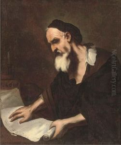 A Philosopher by Luca Giordano