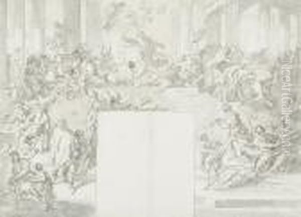 Christ Driving The Money Lenders Out Of The Temple - view 1