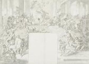 Christ Driving The Money Lenders Out Of The Temple by Luca Giordano