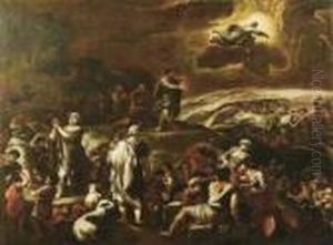 Rendimento Di Grazie Del Popolo Ebreo Per L""""avvenuto Passaggio Del Mar Rosso by Luca Giordano