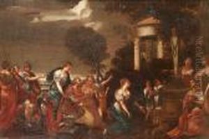 The Idolatry Of Solomon by Luca Giordano