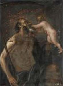 St. John The Baptist With A Child by Luca Giordano