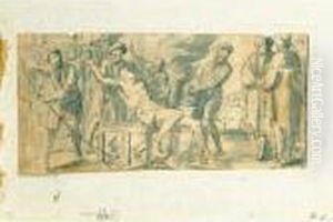 Martirio Di San Lorenzo by Luca Giordano