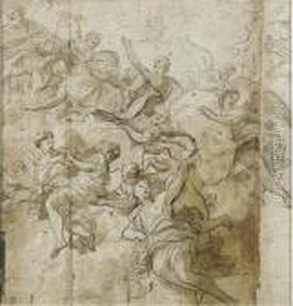 God-the-father With Angels - view 1