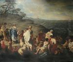 Gli Ebrei
Ringraziano Dopo Il Passaggio Del Mar Rosso by Luca Giordano