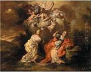 A Biblical Scene by Luca Giordano