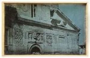Athenes. Ancienne Cathedrale. Cote Sud by Joseph Philibert Girault De Prangey