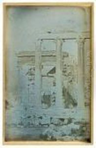 Athenes. Temple De Minerve. Polyade Partie by Joseph Philibert Girault De Prangey