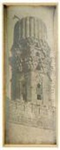 Kaire. 1843. Gama El Hakem. Minaret