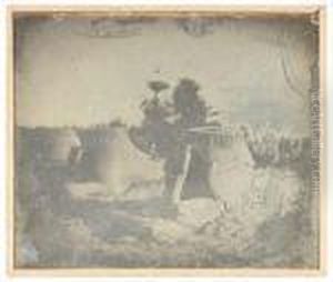 Karnac. Sphinx by Joseph Philibert Girault De Prangey