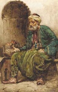 A Turkish street seller