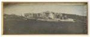 Jerusalem, Fortifications Porta Aurea by Joseph Philibert Girault De Prangey