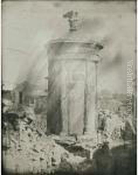 Athenes, Monument Choragique De Lysicrate - view 1