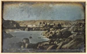 Untitled [the Nile And Temples, Philae] by Joseph Philibert Girault De Prangey