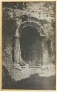 209. Baalbec. G.[ran]de Cour Carree. Niche.