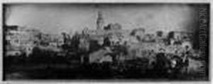 The Haram Al-sharif, Jerusalem, Early 1840s by Joseph Philibert Girault De Prangey